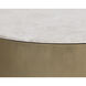 Guinevere 40 X 15 inch Cream / Brass Coffee Table